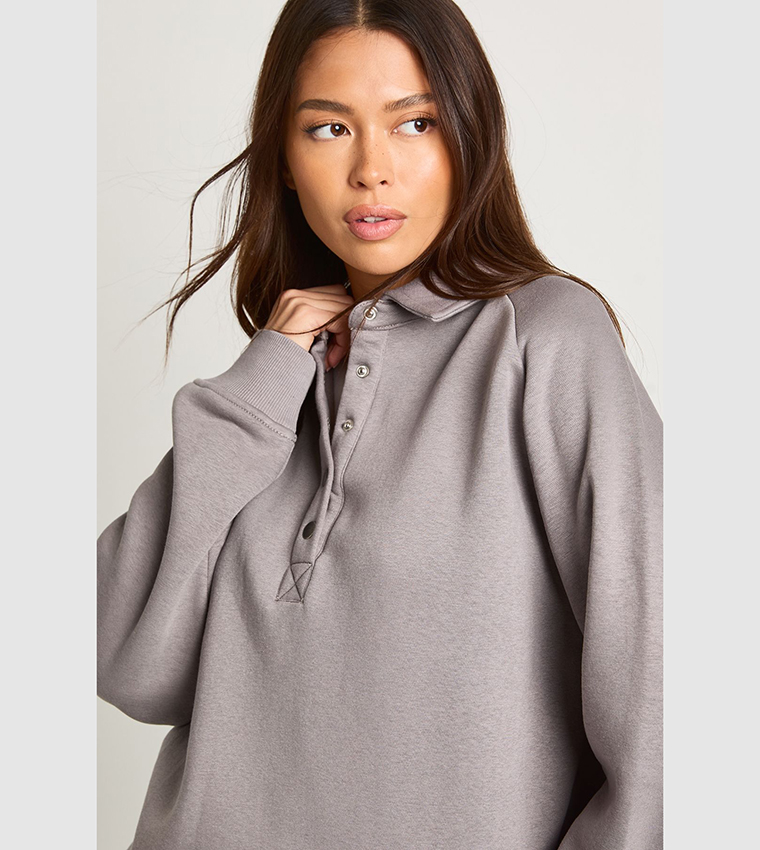 سويتشيرت اوفرسايز مغسول 