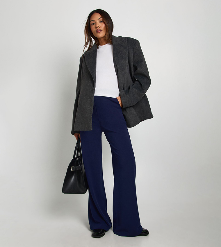 Maternity Tailored Wide Leg Trousers