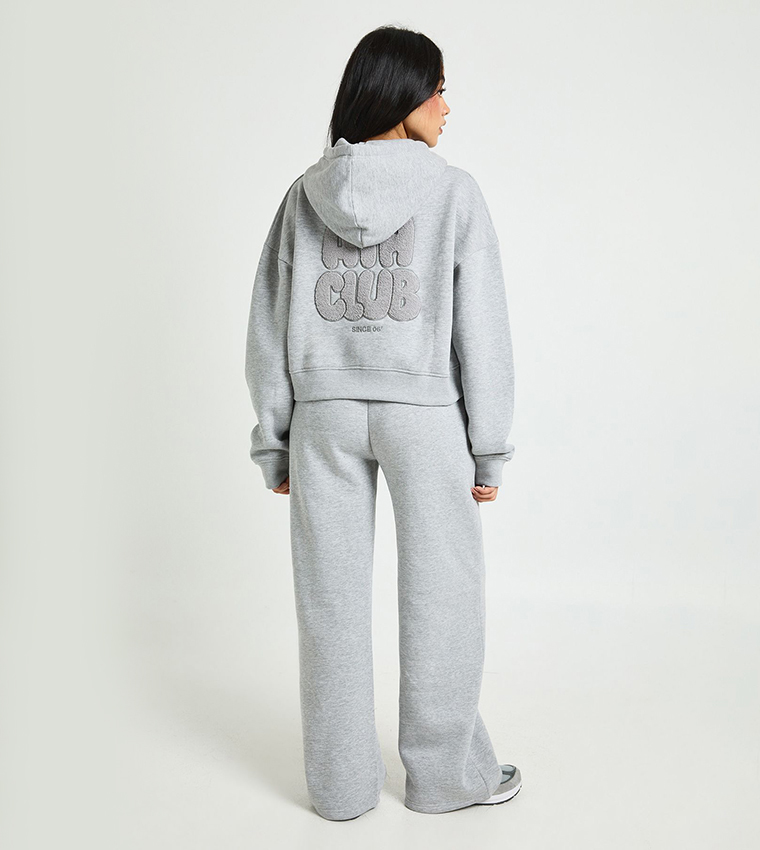 Ath Club Towelling Applique Straight Fit Sweatpants