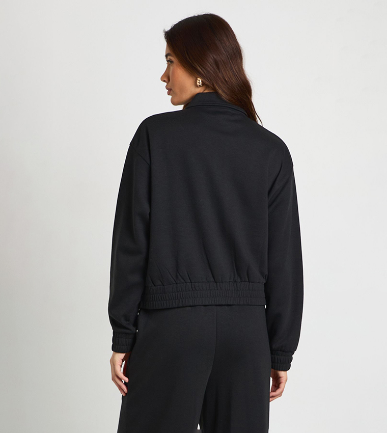 جاكيت بومبر بسحاب وجيب كارغو 