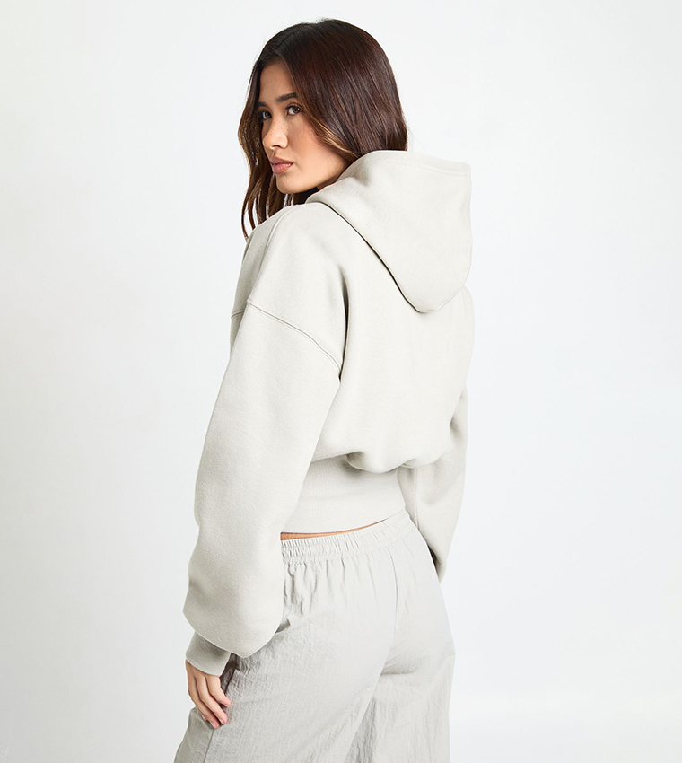 Deep Waist Shorter Length Hoodie