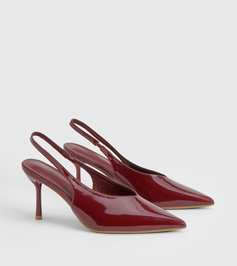 Stiletto Heel Slingback Pumps