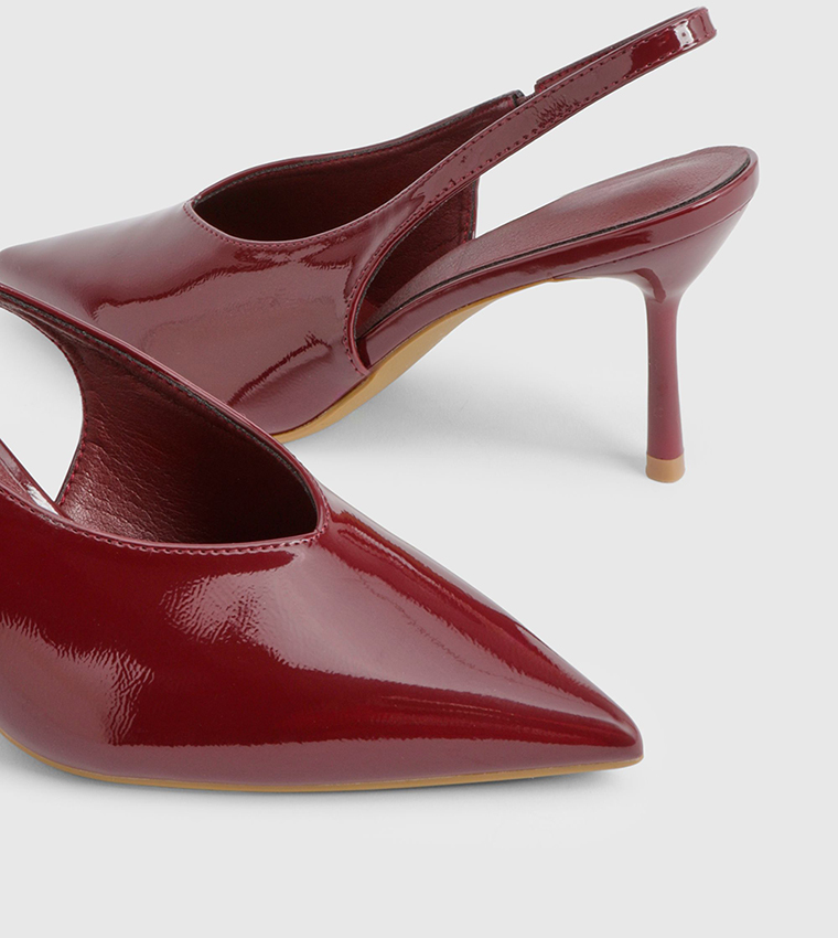 Stiletto Heel Slingback Pumps