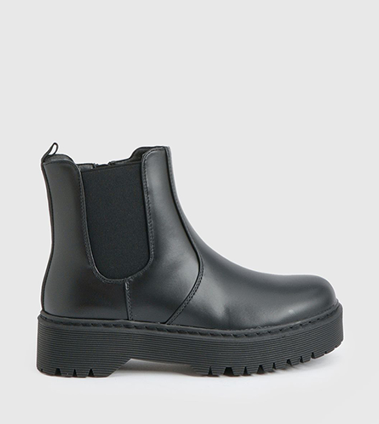 Chunky Panel Detail Chelsea Boots