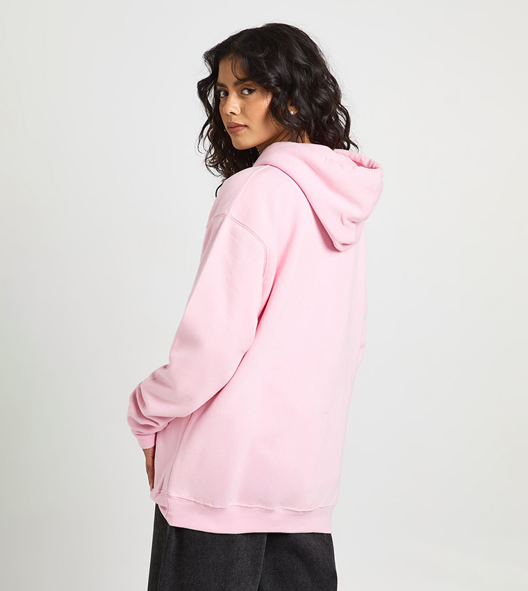 New York Printed Oversized Hoodie