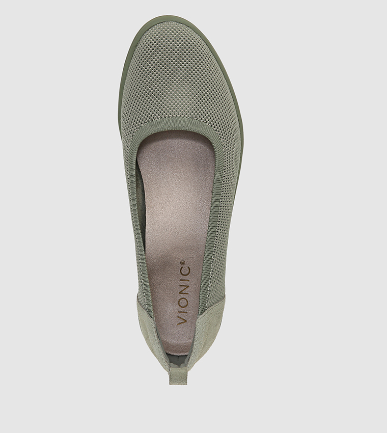 JACEYY Knit Wedge Heel Shoes