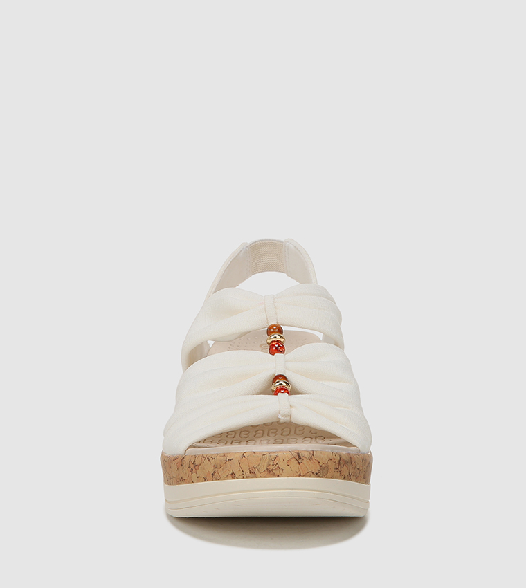 ROMAA Bead Detailed Platform Sandals