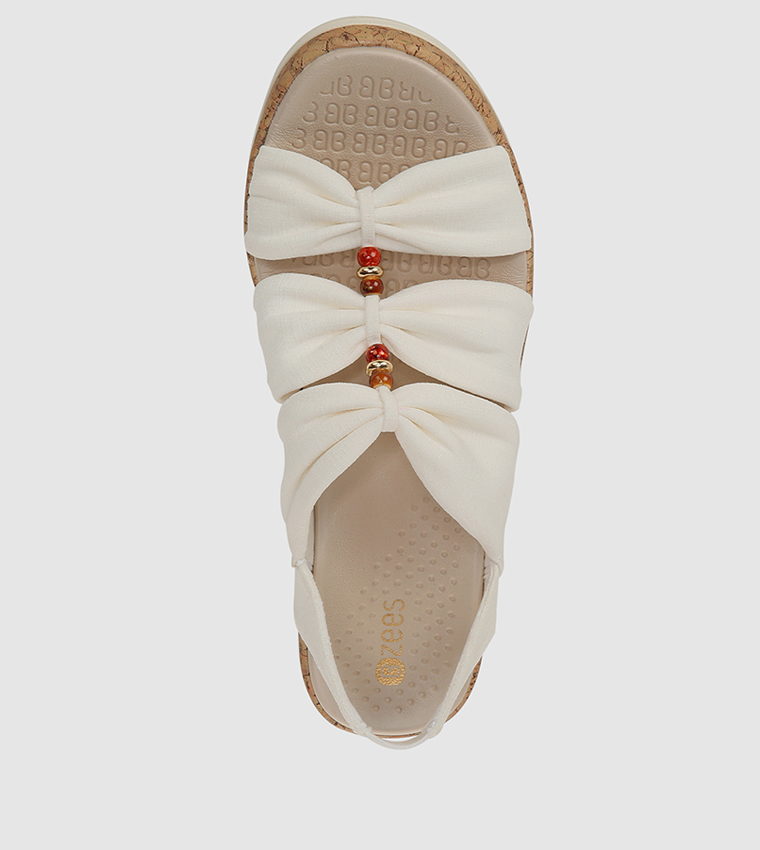 ROMAA Bead Detailed Platform Sandals