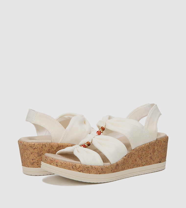 ROMAA Bead Detailed Platform Sandals