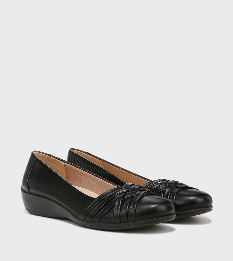 Low Wedge Comfort Ballerina