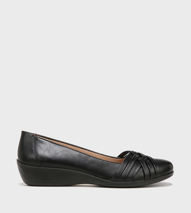 Low Wedge Comfort Ballerina