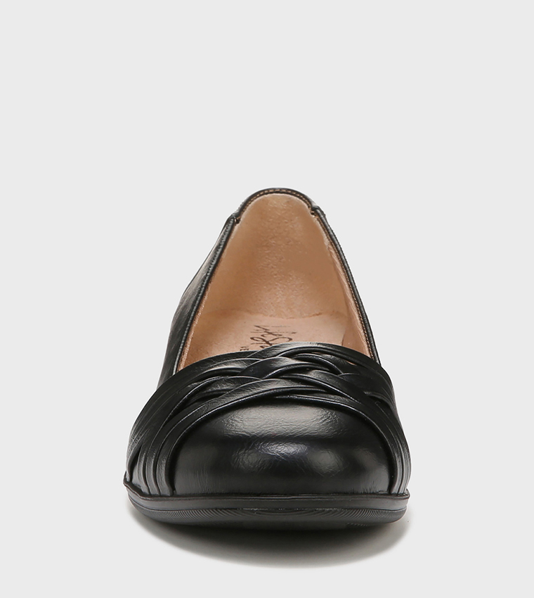 Low Wedge Comfort Ballerina