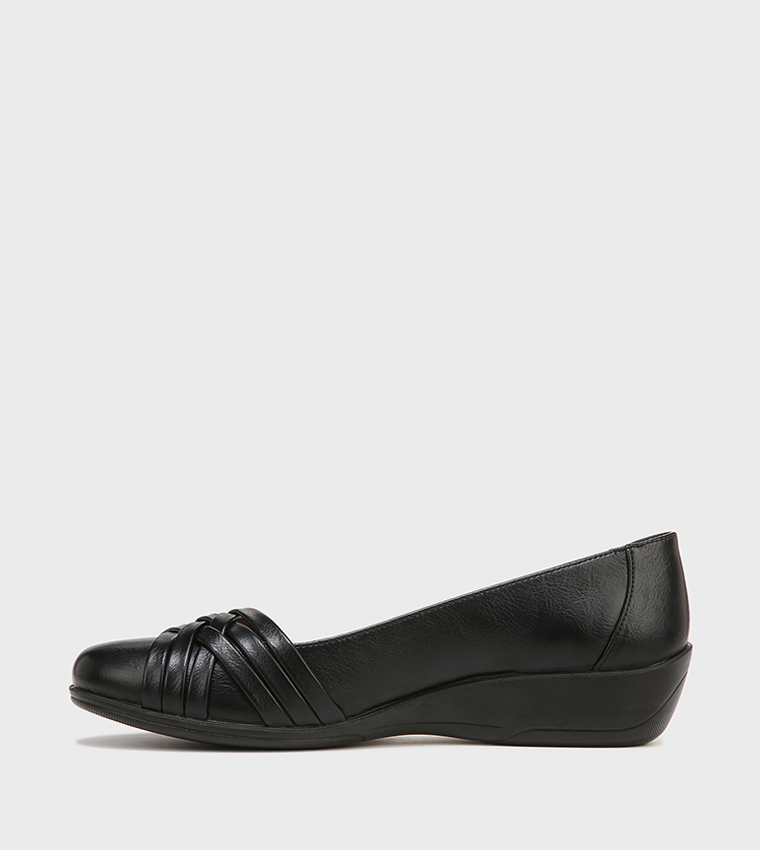 Low Wedge Comfort Ballerina