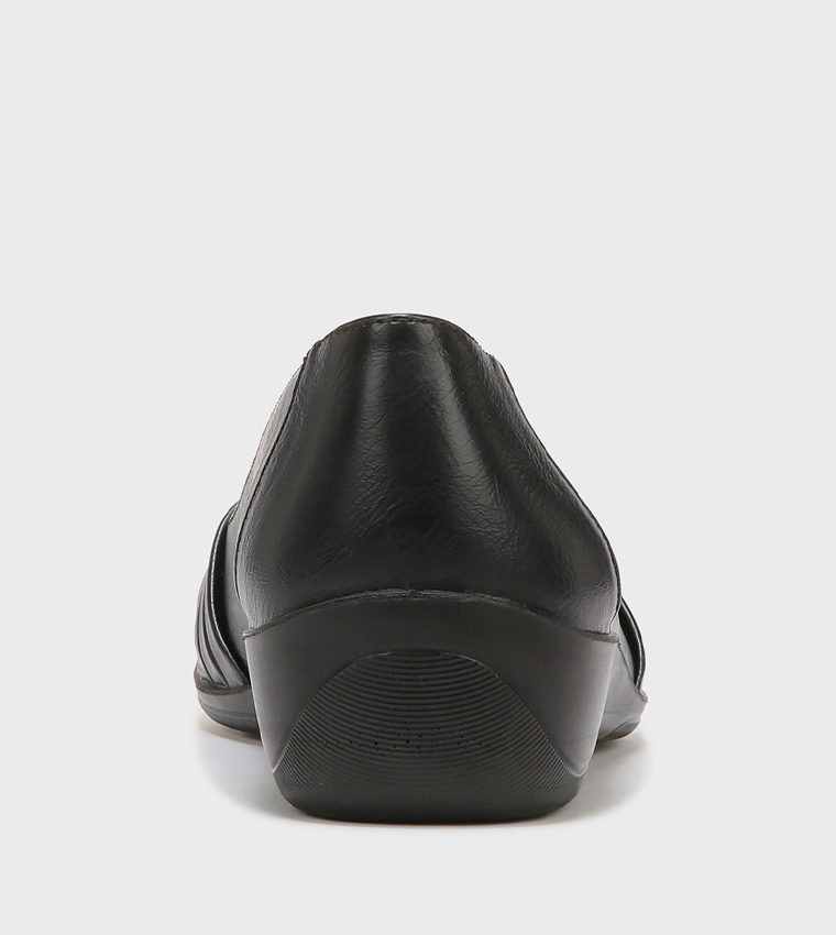 Low Wedge Comfort Ballerina