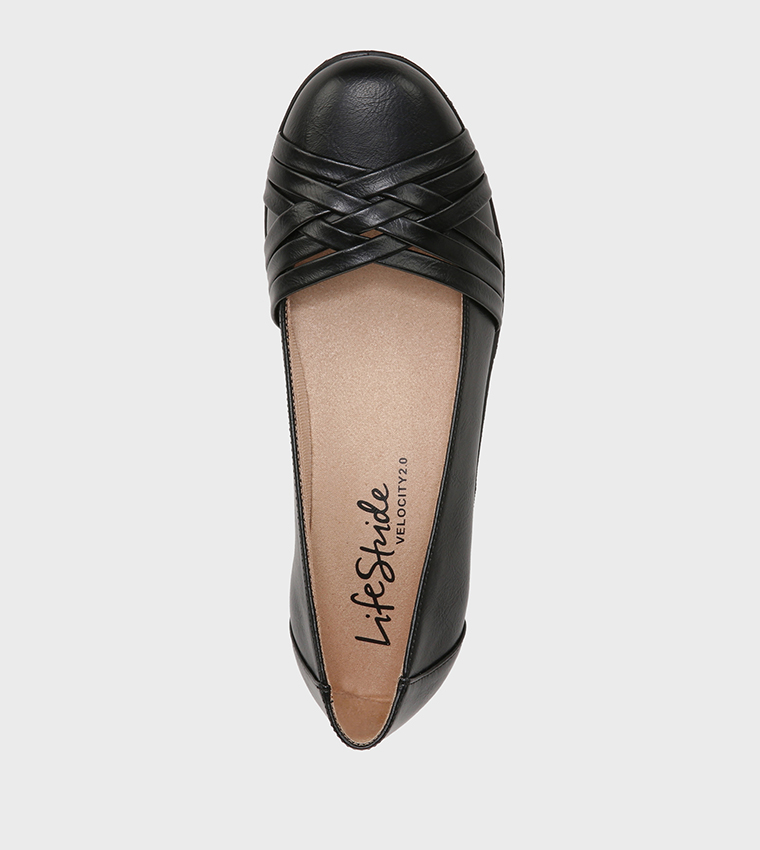 Low Wedge Comfort Ballerina