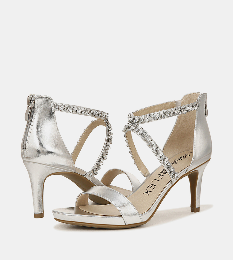 Lifestride on sale silver heels