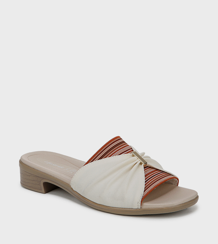 PARADISE Low Block Heel Sandals
