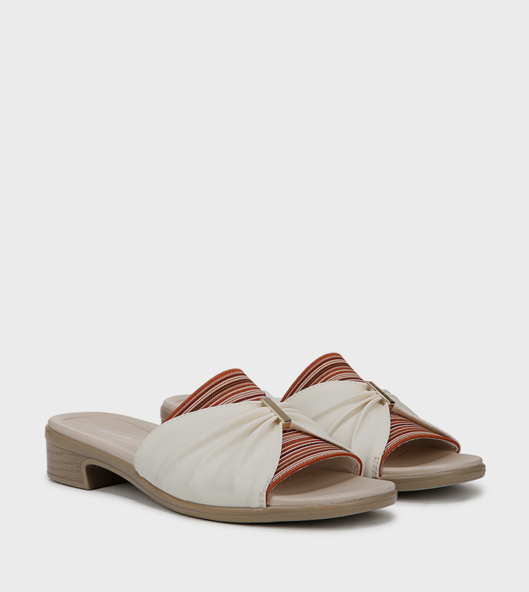 PARADISE Low Block Heel Sandals