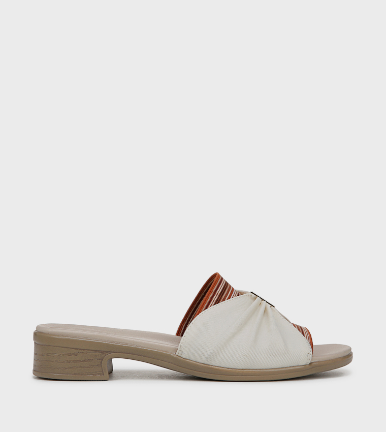 PARADISE Low Block Heel Sandals