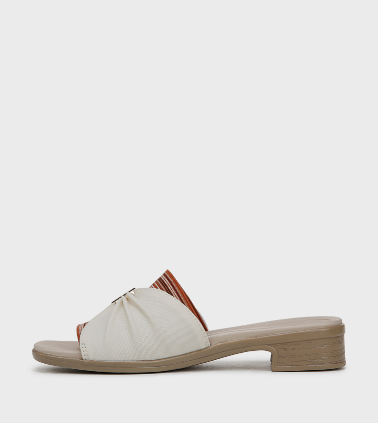 PARADISE Low Block Heel Sandals