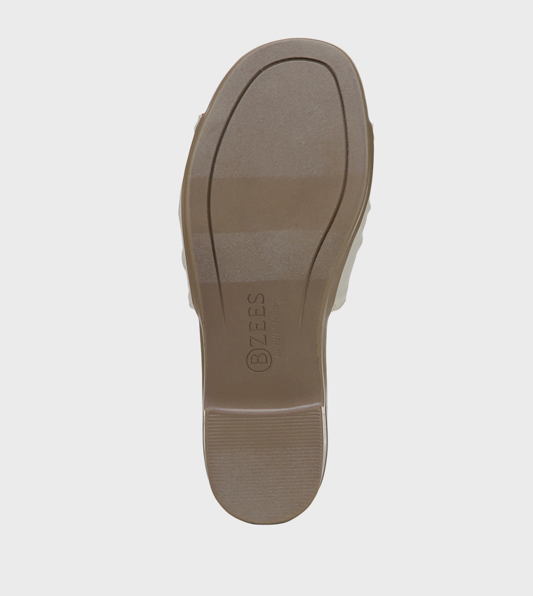 PARADISE Low Block Heel Sandals