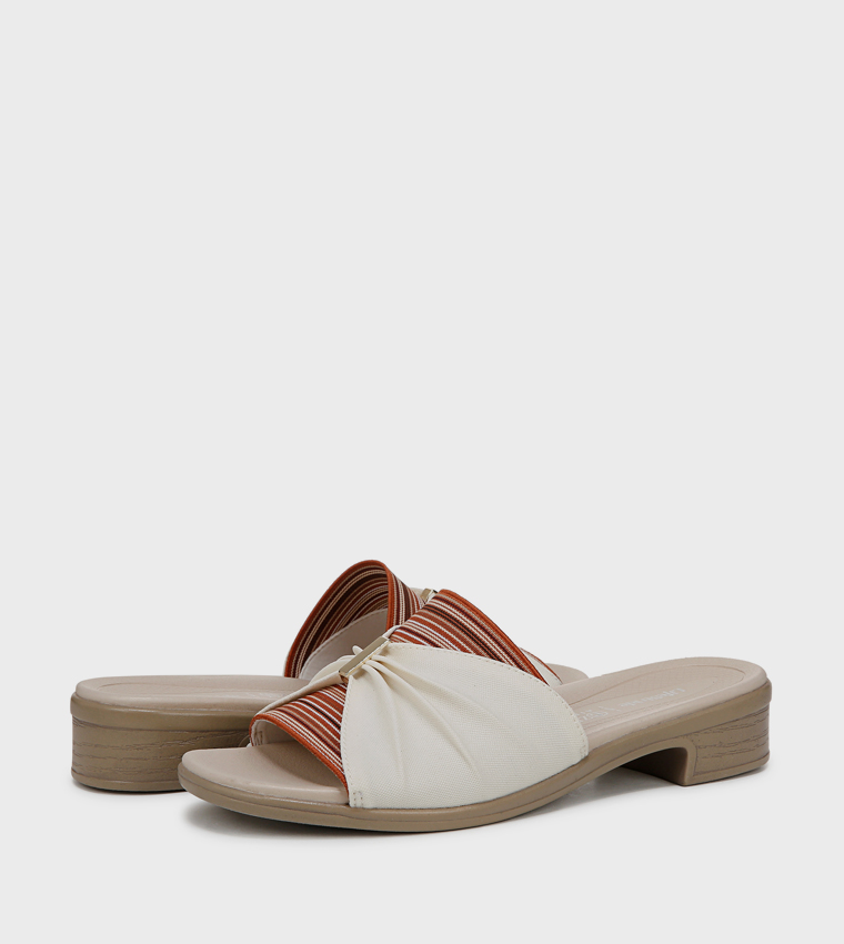 PARADISE Low Block Heel Sandals
