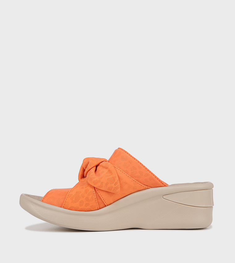 SMILE Peep Toe Wedge Sandals