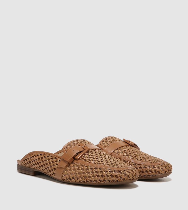 Basket store weave mules