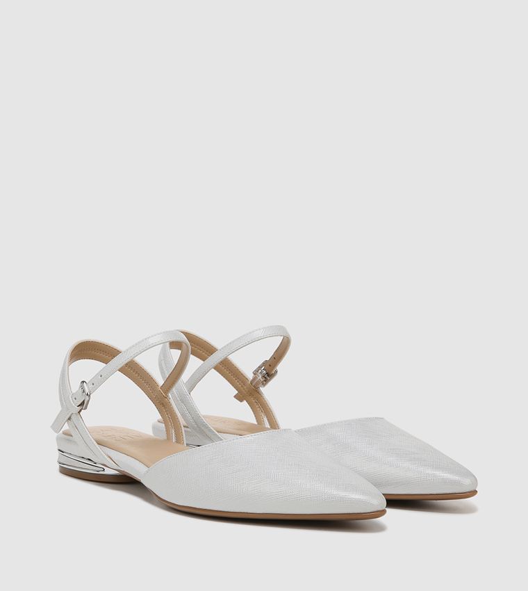 Buy Naturalizer BLAISE Pointed Toe Mules In Silver 6thStreet UAE