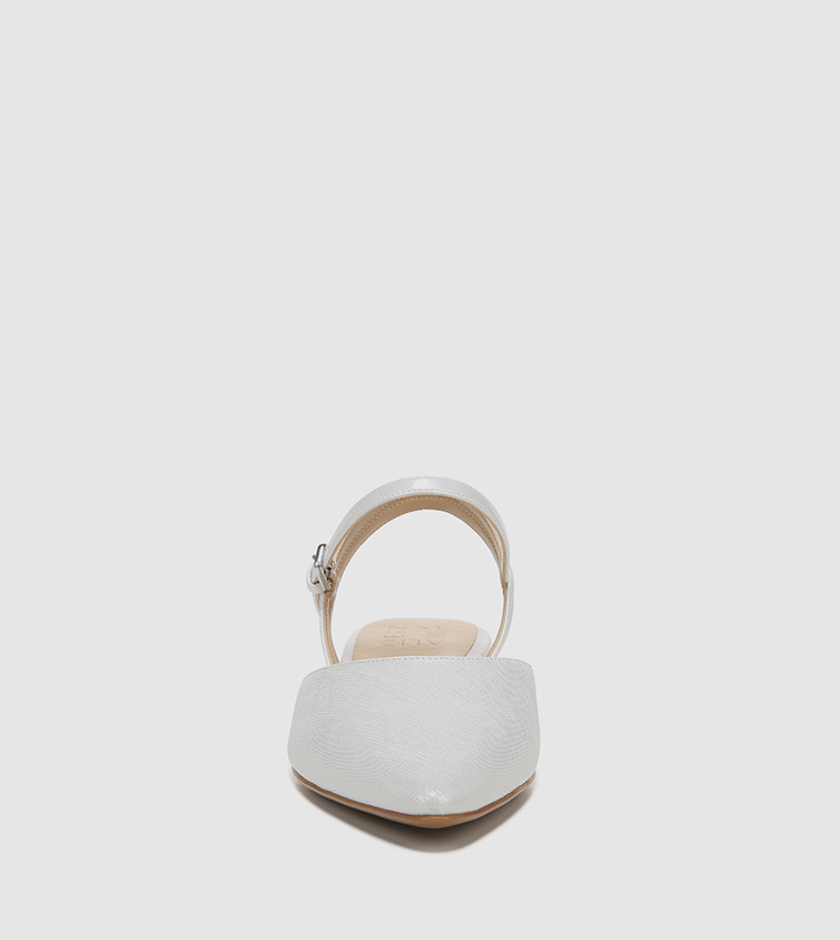 Naturalizer  Flat Sandals - Silver Mules