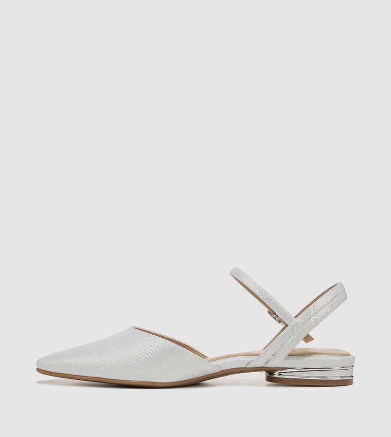 Buy Naturalizer BLAISE Pointed Toe Mules In Silver 6thStreet UAE