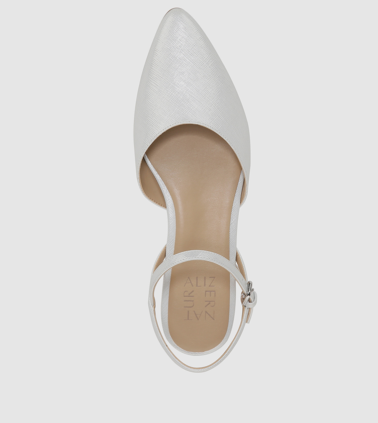 Naturalizer  Flat Sandals - Silver Mules