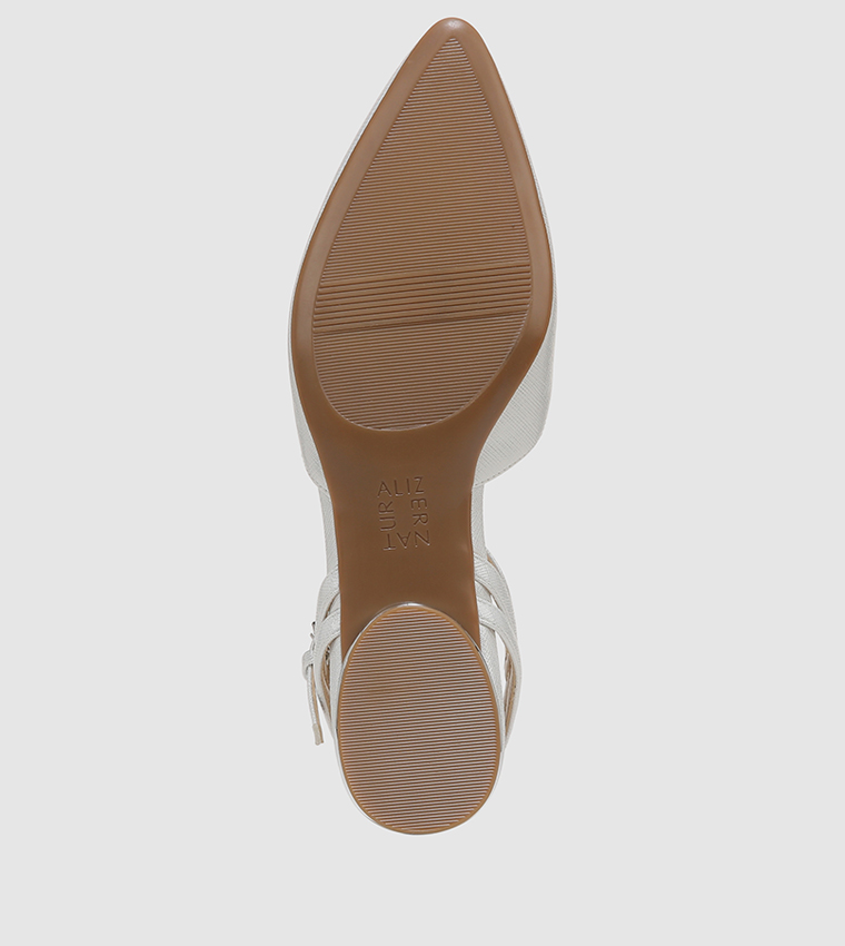 Naturalizer  Flat Sandals - Silver Mules