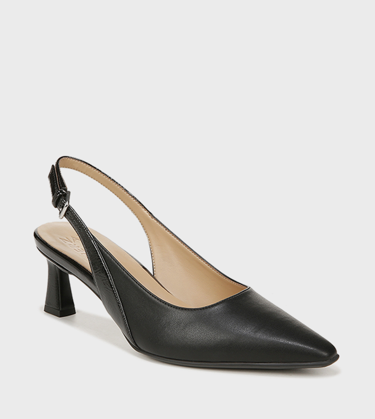 TANSY Pointed Toe Slingback Pumps