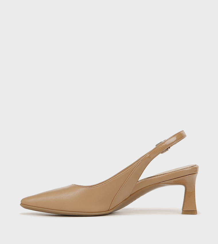 TANSY Textured Slingback Pumps