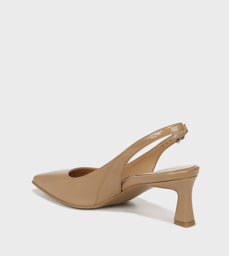 TANSY Textured Slingback Pumps