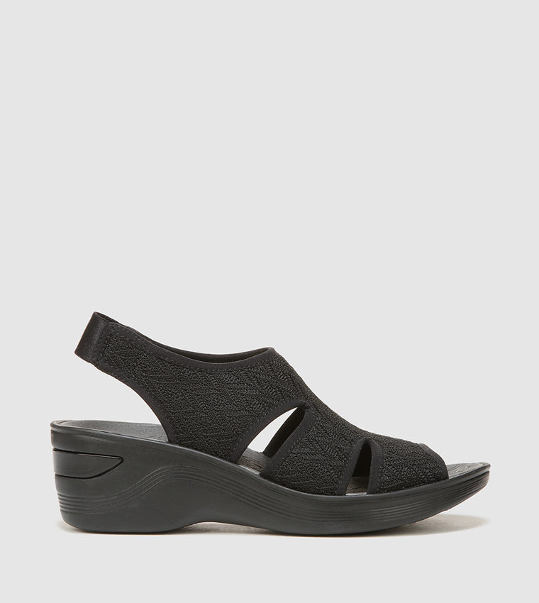 DAYTO Caged Slingback Platform Sandals