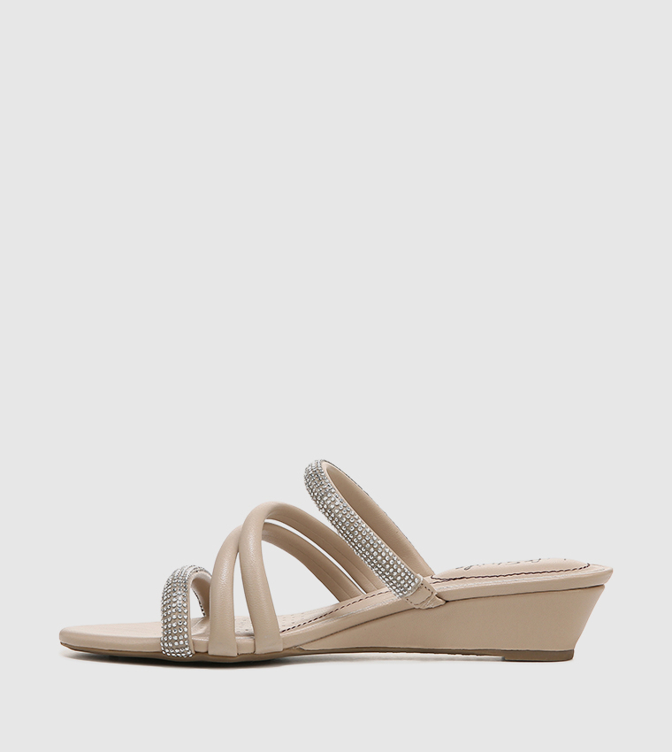 YOURS TRULY2 Embellished Strappy Heel Sandals