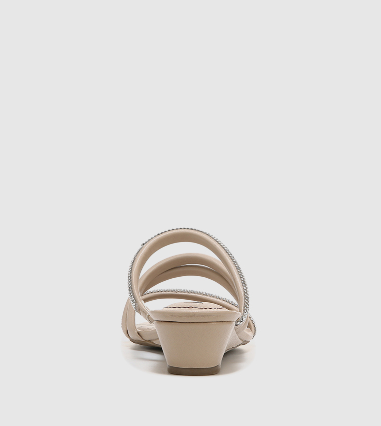 YOURS TRULY2 Embellished Strappy Heel Sandals