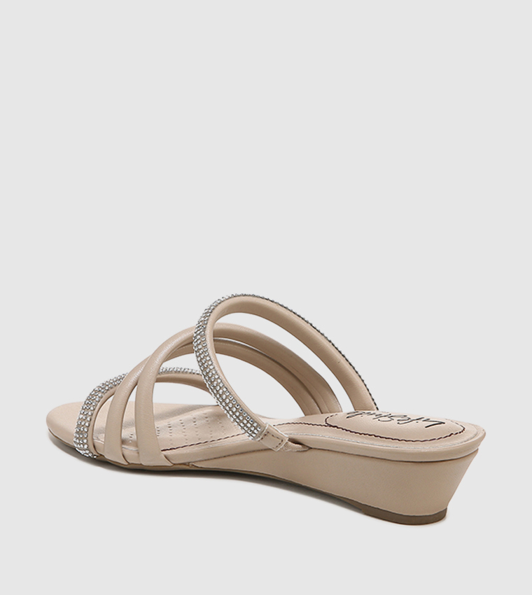 YOURS TRULY2 Embellished Strappy Heel Sandals