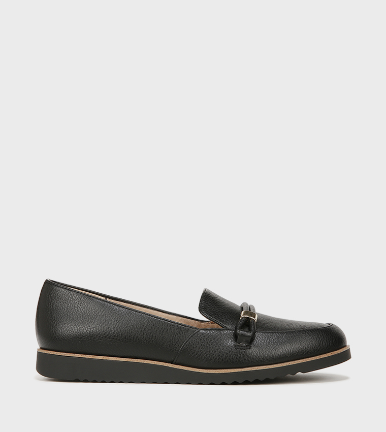 ZAHARA Textured Slip-On Loafers