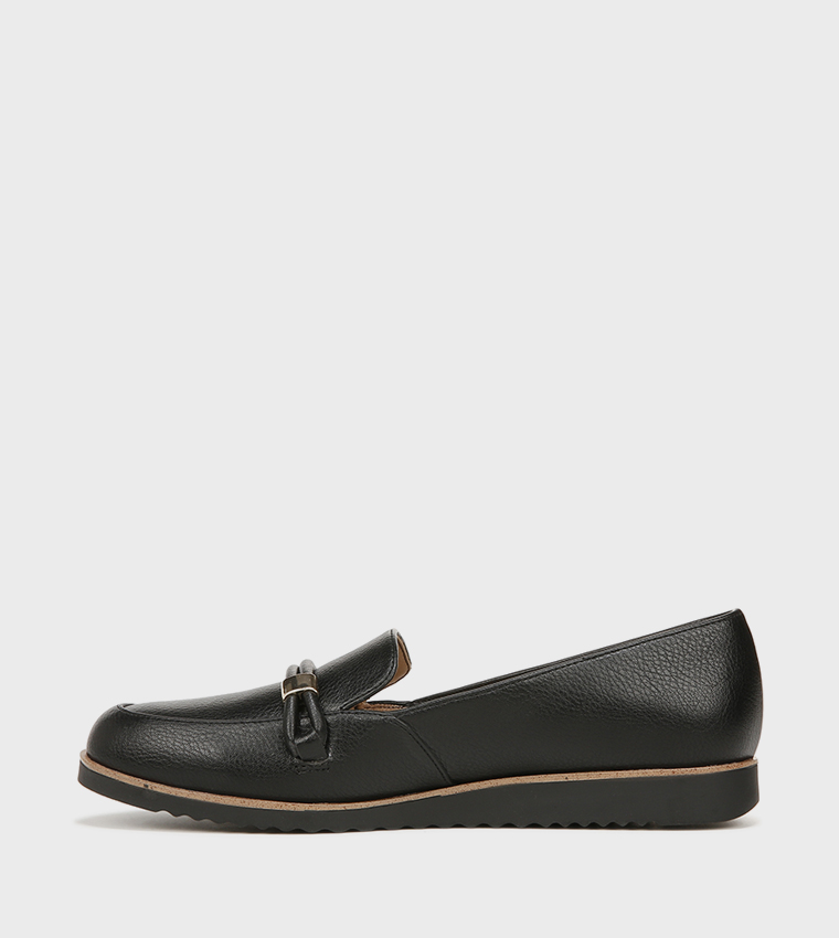 ZAHARA Textured Slip-On Loafers