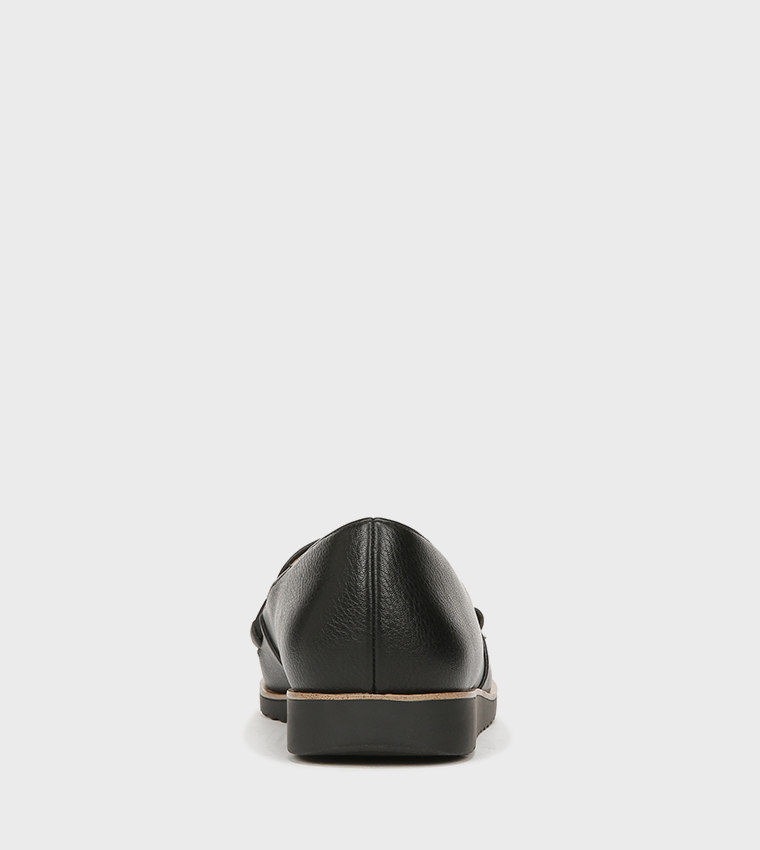 ZAHARA Textured Slip-On Loafers