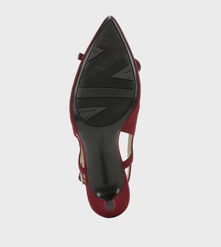 SOCIAL SCENE Bow Embellished Heel Pumps