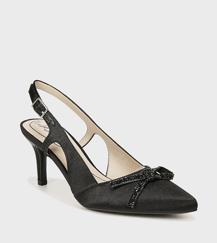 SOCIAL SCENE Embellished Slingback Pumps