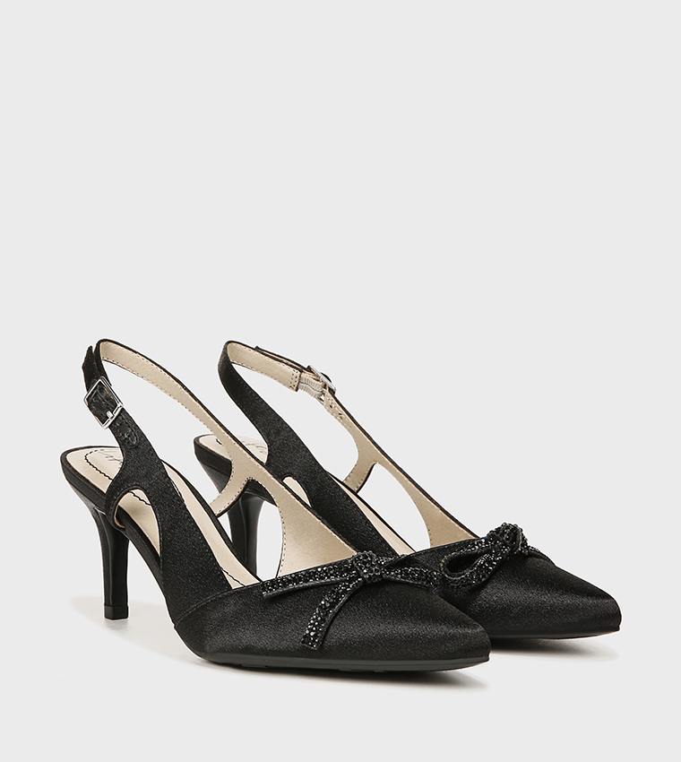 SOCIAL SCENE Embellished Slingback Pumps