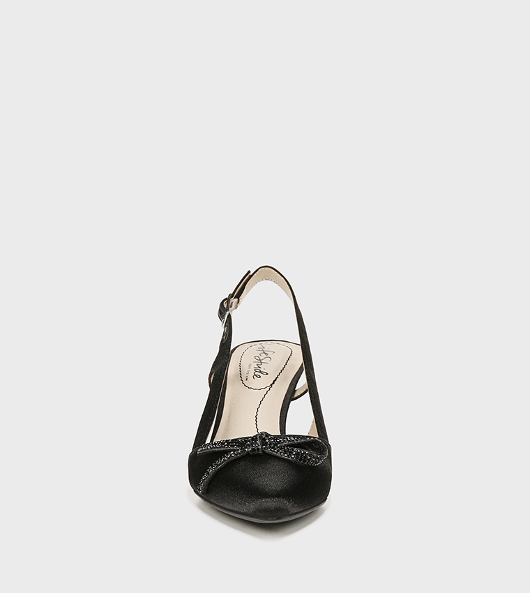 SOCIAL SCENE Embellished Slingback Pumps