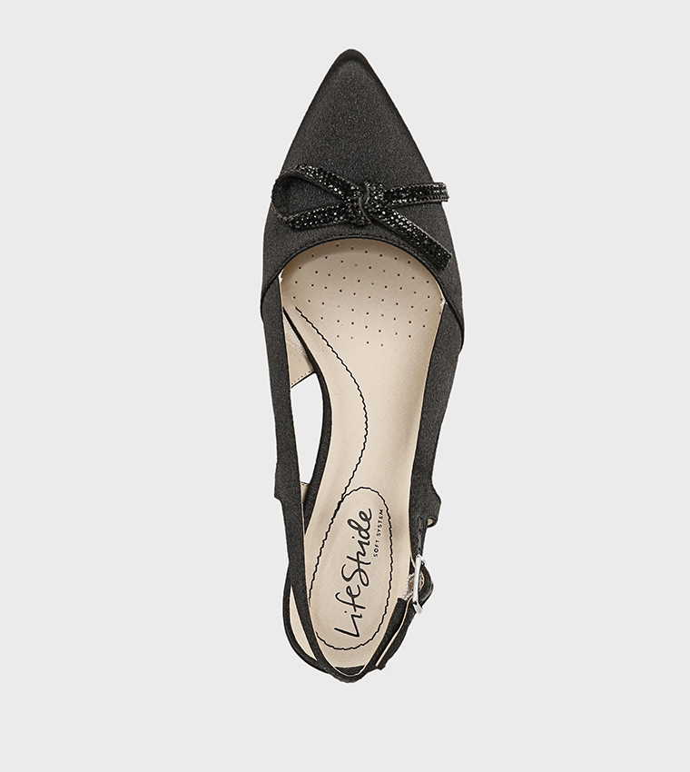 SOCIAL SCENE Embellished Slingback Pumps