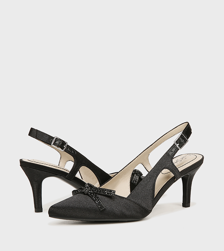 SOCIAL SCENE Embellished Slingback Pumps