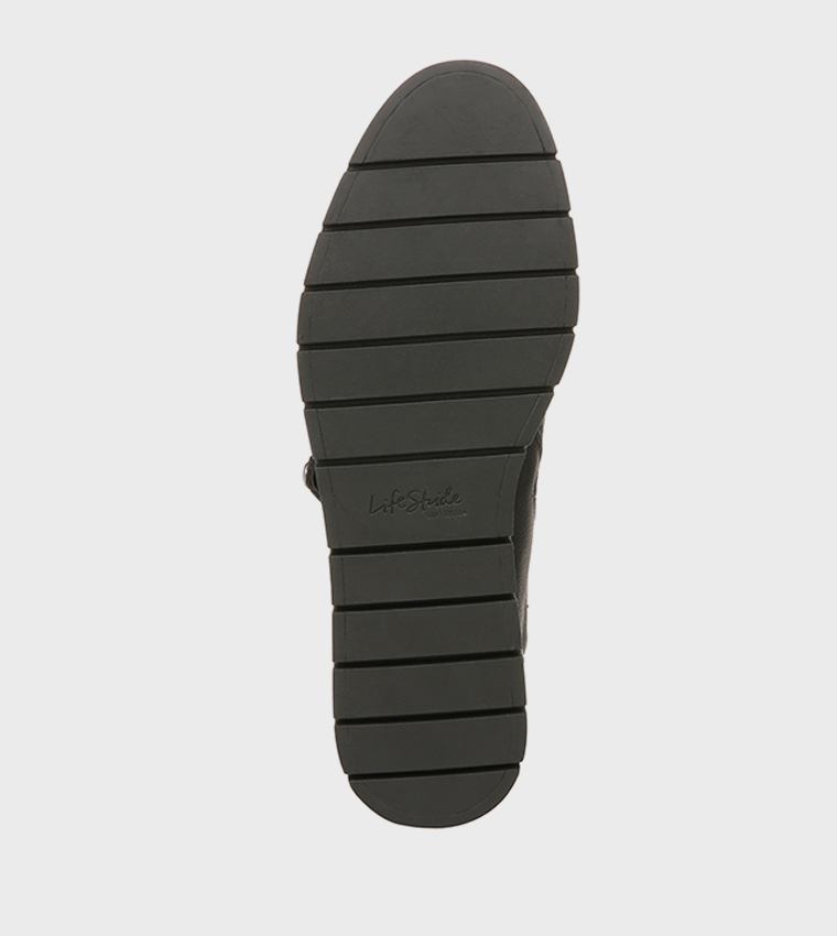 ODYSSEY Zip Detail Slip-On Shoes